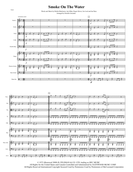 Smoke On The Water (arr. Rodolfo Gonzalez)