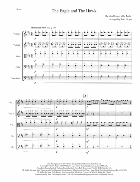 The Eagle And The Hawk (arr. Jim Bicigo)