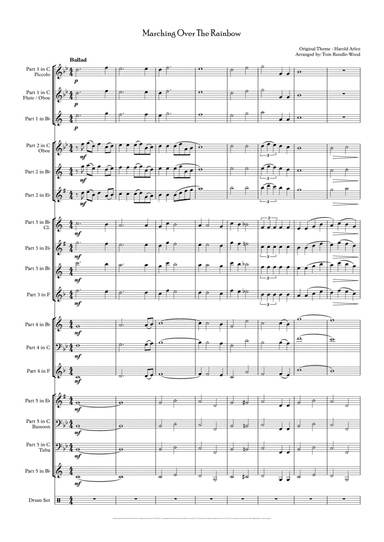 Over The Rainbow (arr. Tom Rundle-Wood)