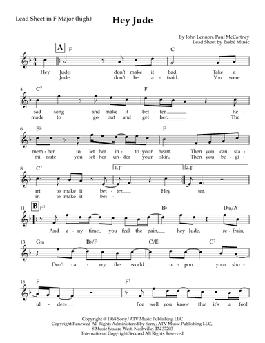 Hey Jude (arr. Essbê Music)