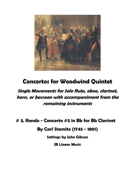 Stamitz Rondo from Concerto for Clarinet #3 (arr. John Gibson)