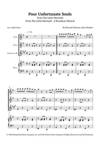 Poor Unfortunate Souls (arr. André Nusa)