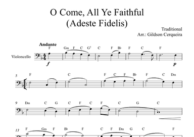 O Come, All Ye Faithful (Adeste Fidelis) (arr. Gildson Cerqueira)