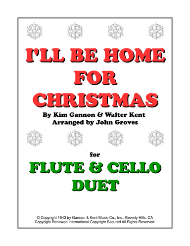 I'll Be Home For Christmas (arr. John Groves)