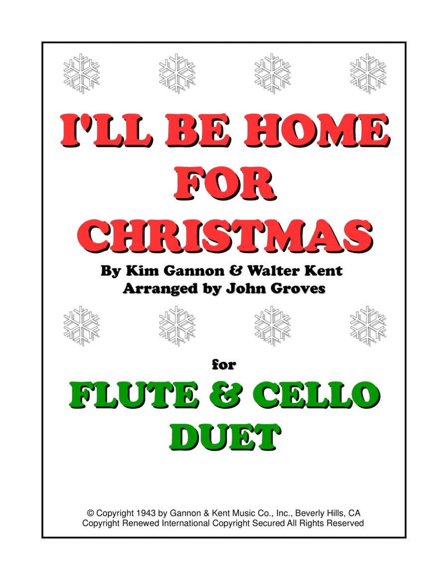 I'll Be Home For Christmas (arr. John Groves)