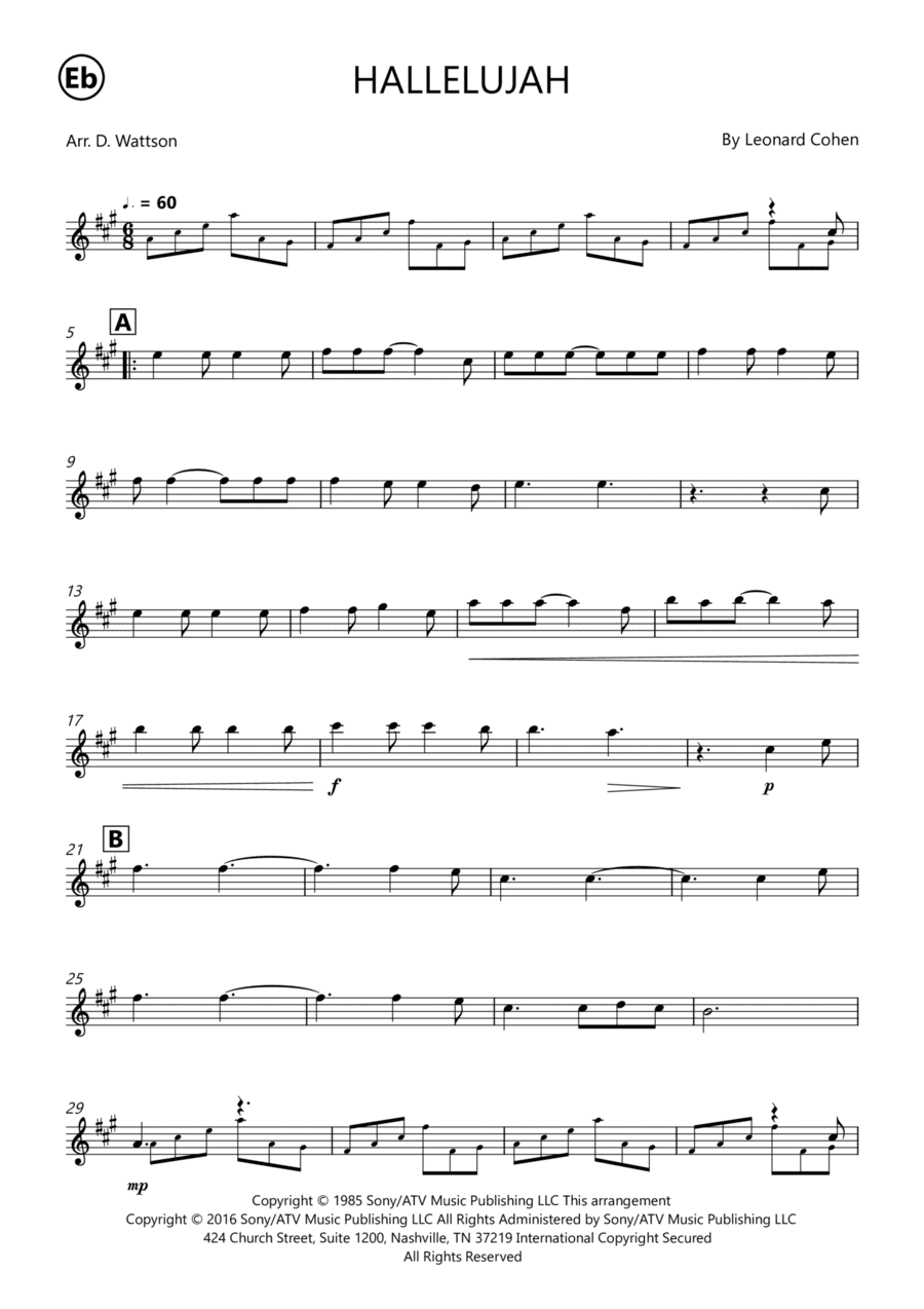 Hallelujah (arr. Douglas Wattson)