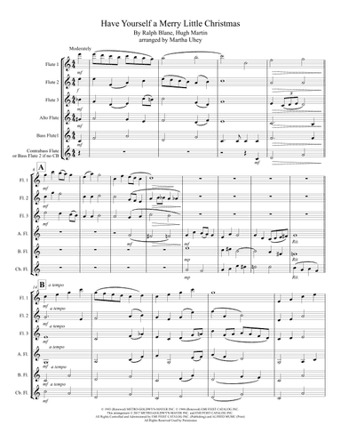 Have Yourself A Merry Little Christmas (arr. Martha Uhey)