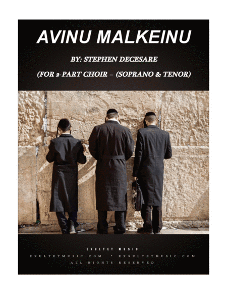 Avinu Malkeinu (for 2-part choir - (Soprano and Tenor)