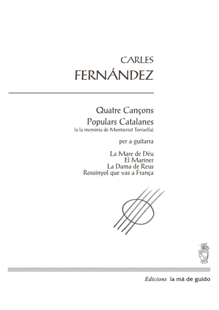 Quatre Cançons Populars Catalanes