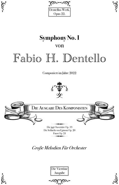 Symphony No. 1 Op. 22