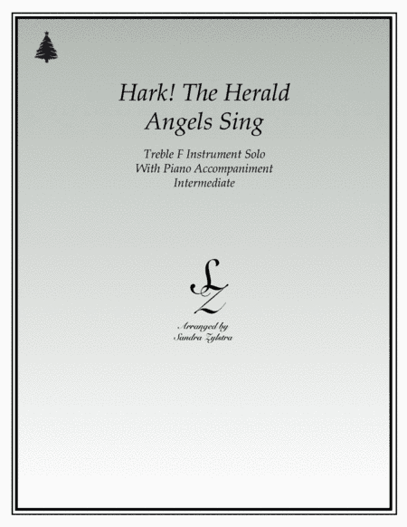 Hark! The Herald Angels Sing (treble F instrument solo) (arr. Sandra Zylstra)