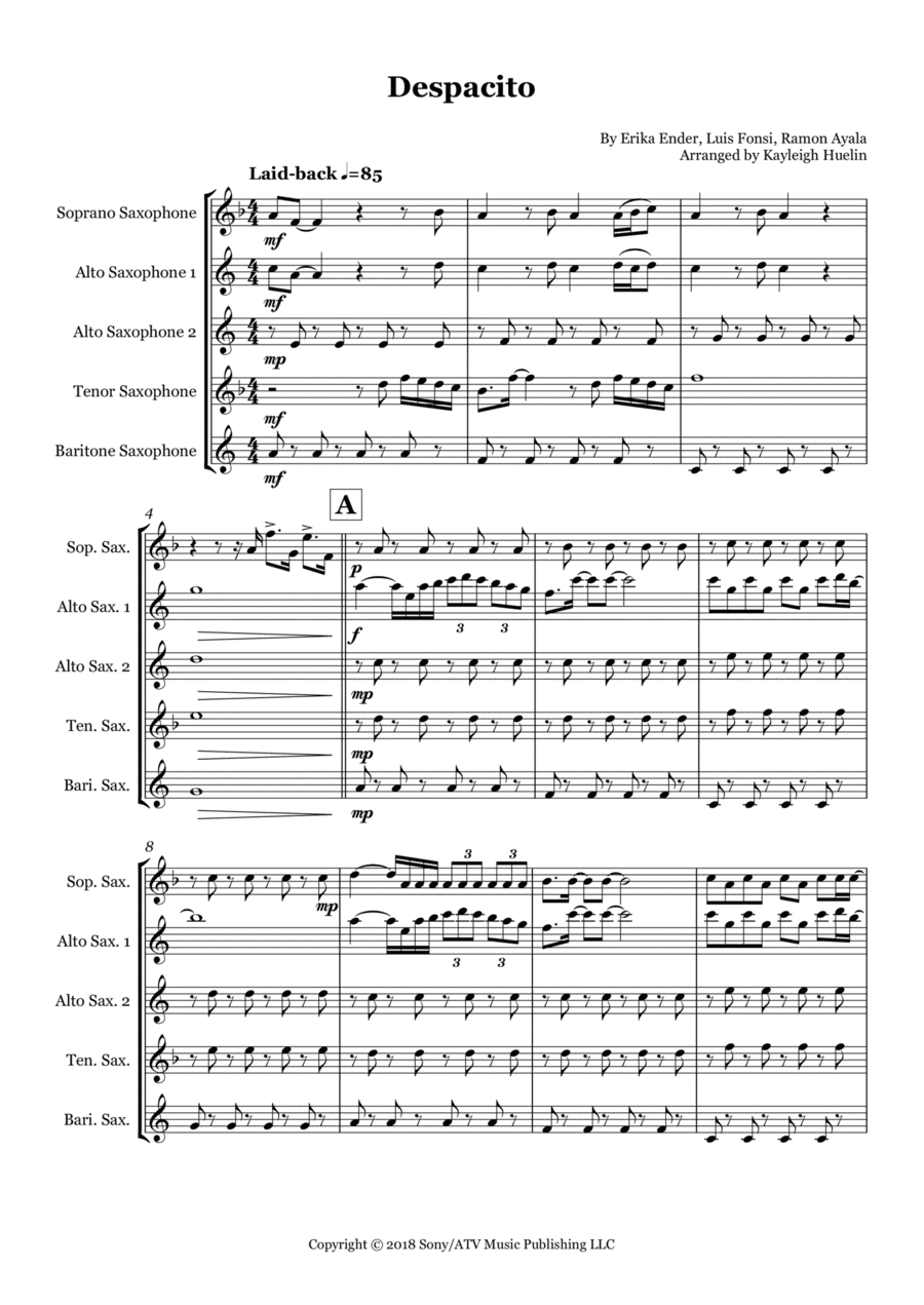 Despacito (arr. Kayleigh Huelin)