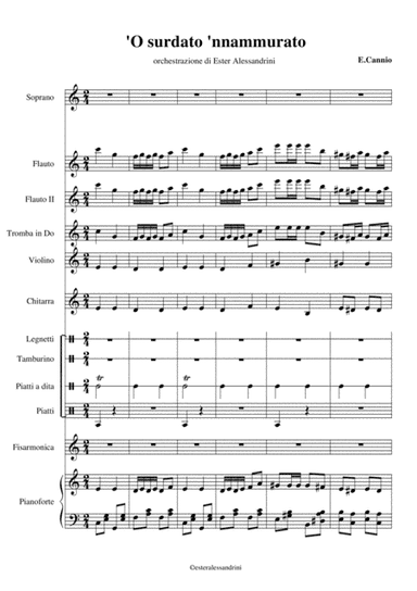 'O surdato 'nnammurato (arr. Ester Alessandrini)