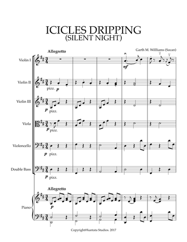 ICICLES DRIPPING FOR YOUNG STRING ORCHESTRA