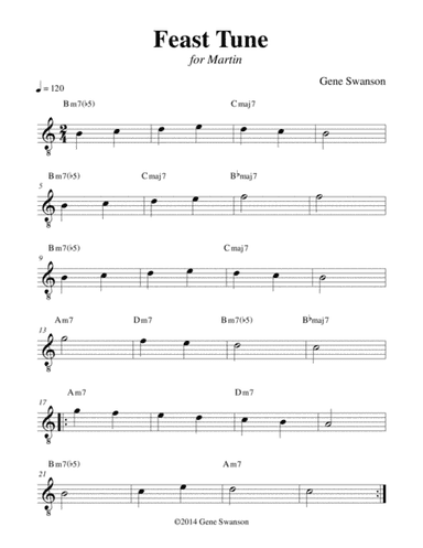 Feast Tune - Play Along!