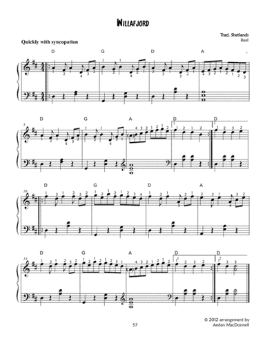 Willafjord - Shetland Reel (arr. Harp use Inspirations)