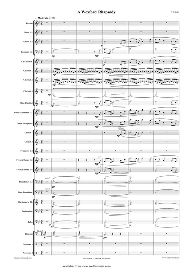 A Wexford Rhapsody (arr. T. C. Kelly)