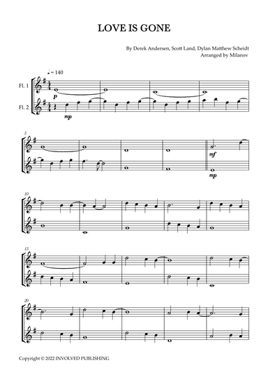Love Is Gone (arr. Milanov)