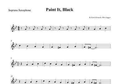 Paint It, Black (arr. Wesley S. SIlva)