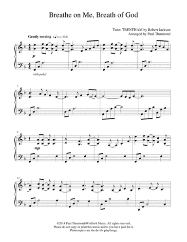 Breathe On Me, Breath of God (arr. Paul Thurmond)