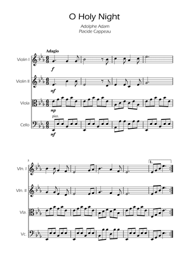 O Holy Night - String Quartet (arr. Ygor Nunes)