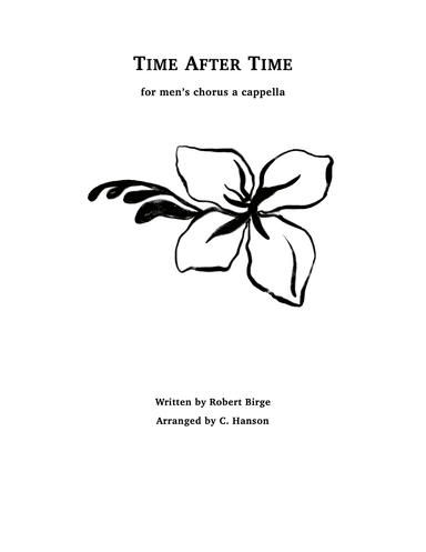 Time After Time (arr. C. Hanson)