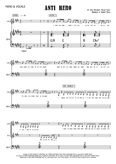 Anti-hero (arr. Rammy Music)