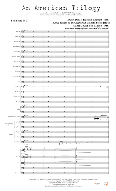 An American Trilogy (arr. Patrick Sheehan)