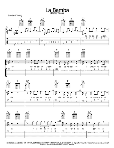 La Bamba (arr. Philip M Jackson)