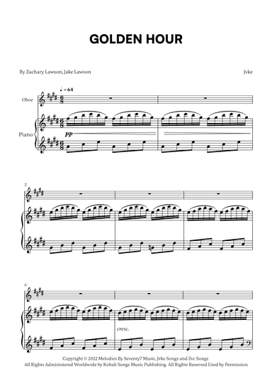 Golden Hour (arr. Cadenza Editions)