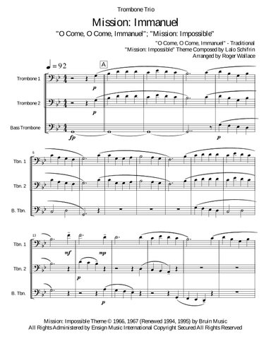 Mission: Impossible Theme (arr. Roger Wallace)