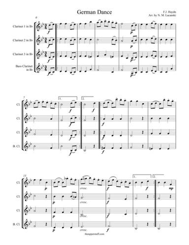 German Dance (arr. Nick Lacanski)