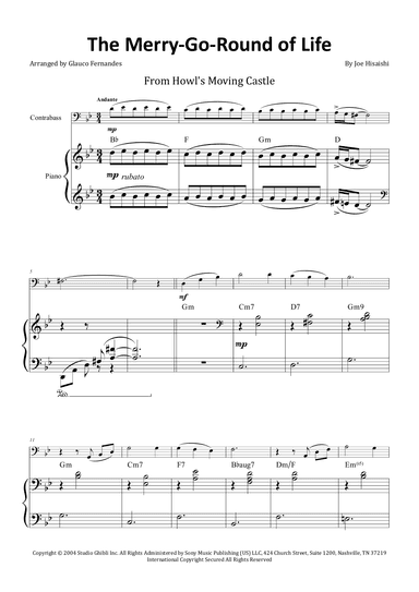 Merry-go-round Of Life (arr. Glauco Fernandes)