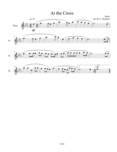 At the Cross (flute solo) (arr. B. C. Dockery)