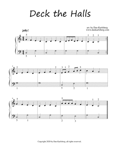 Deck the Halls (arr. Dan Karlsberg)