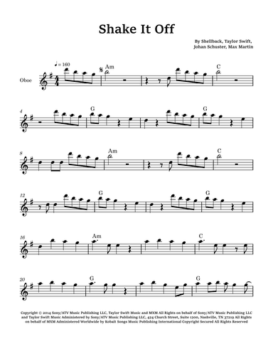 Shake It Off (arr. Glauco Fernandes)