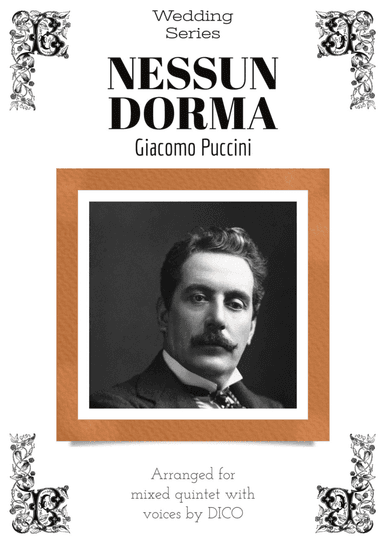 NESSUN DORMA (in G) - for voices & flexible quintet (arr. Dico)