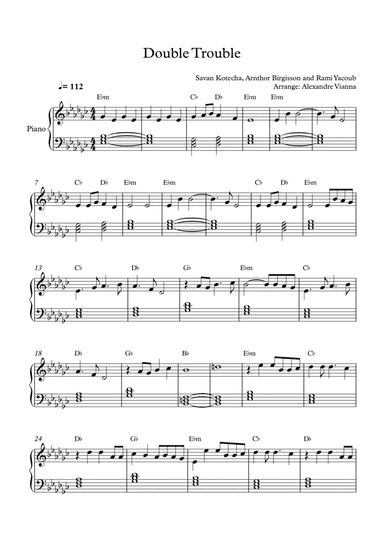 Double Trouble (arr. Alexandre Vianna)