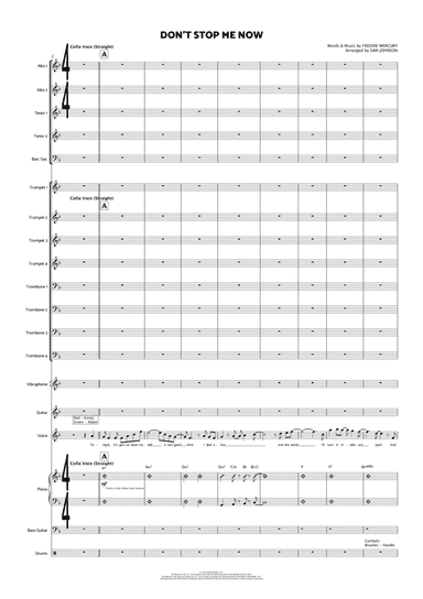 Don't Stop Me Now (arr. Sam Johnson)