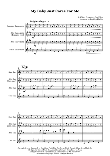 My Baby Just Cares For Me (arr. Kayleigh Huelin)