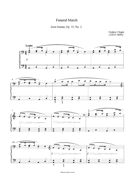 Chopin - Funeral March (Easy piano arrangement) (arr. MPS)