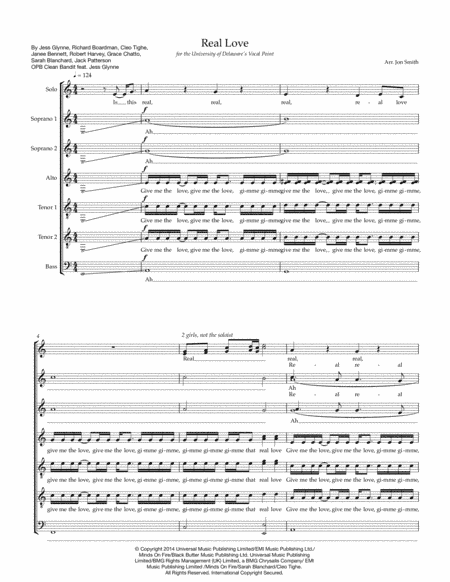Real Love (arr. Jon Smith)