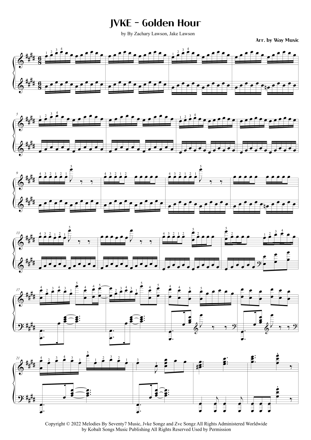 Golden Hour (arr. Way Music)
