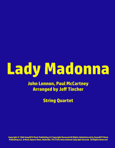 Lady Madonna (arr. Jeff Tincher)