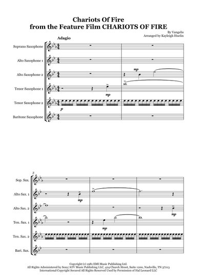Chariots Of Fire (arr. Kayleigh Huelin)
