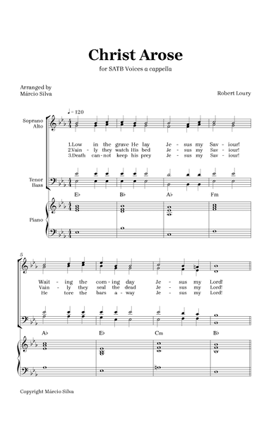 Christ Arose (arr. Márcio Silva)