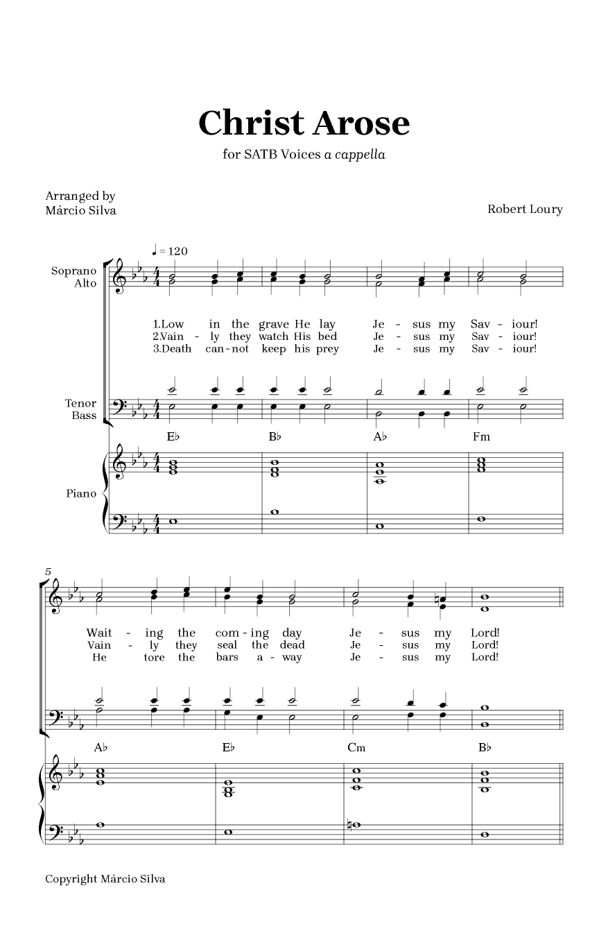 Christ Arose (arr. Márcio Silva)