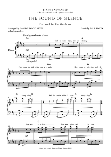 The Sound Of Silence (arr. Danilo "Daca" Alves)