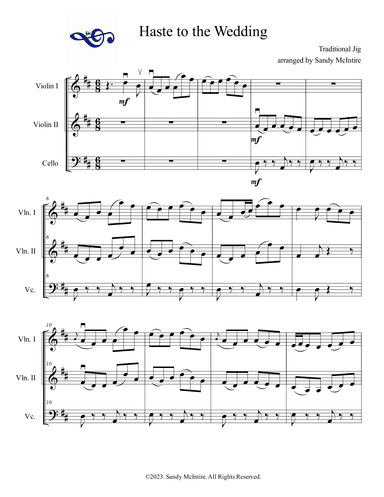 Haste to the Wedding (arr. Sandy McIntire)