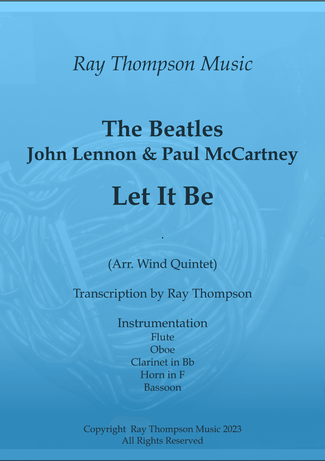 Let It Be (arr. Ray Thompson)